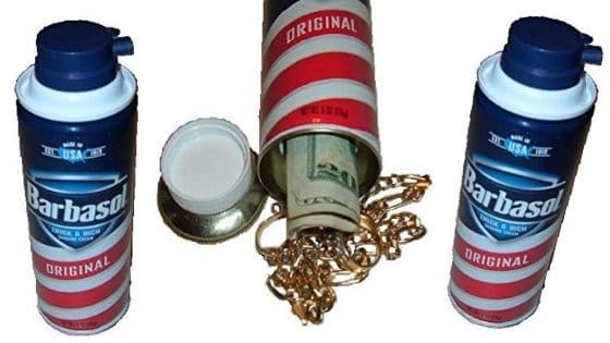 Shaving Cream Diversion Safe Stash Can, Can Safes and Hidden Secret  Compartment Container for Discreet Storage & Hiding Keys, Money, Jewelry