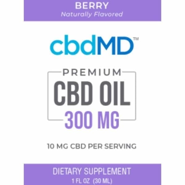 CBD Oil Tincture Berry 300 mg 30 mL 1