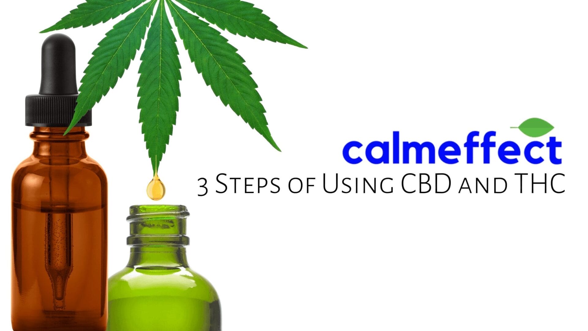 3 Steps of Using CBD and THC 1
