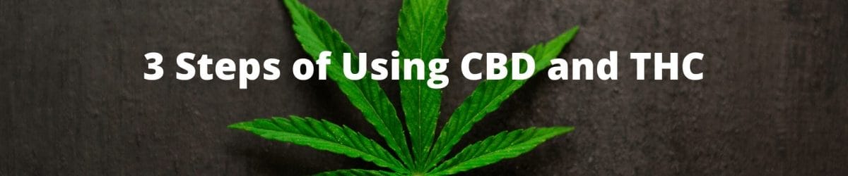 3 Steps of Using CBD and THC