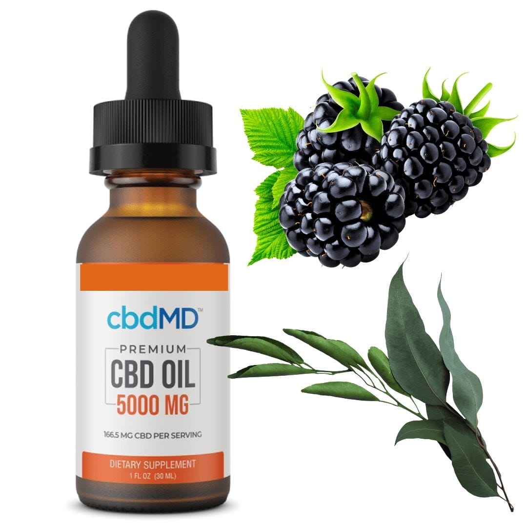 CBD Oil Tincture - Choose Flavor - 5000 Mg - 30 ML - Broad Spectrum