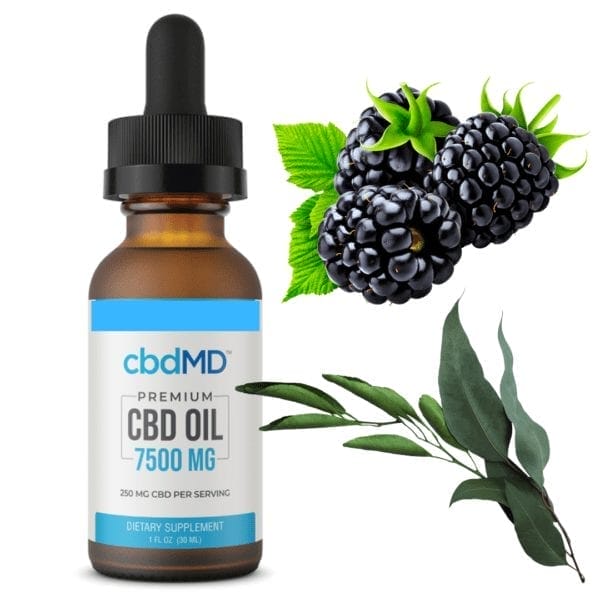 CBD Oil Tincture - Choose Flavor - 7500 mg - 30 mL
