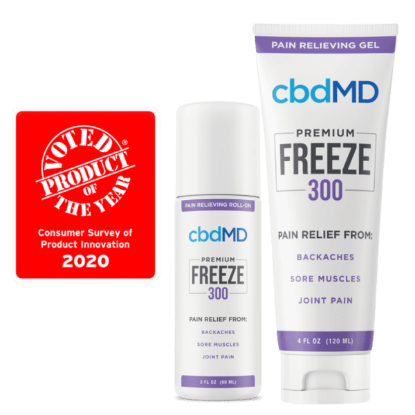 CBD Topicals - FREEZE Pain Relief - 300 mg