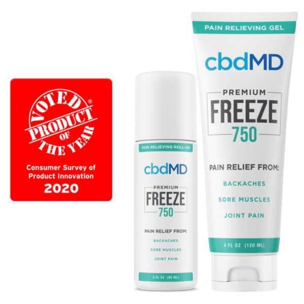 CBD Topicals - FREEZE Pain Relief - 750 mg